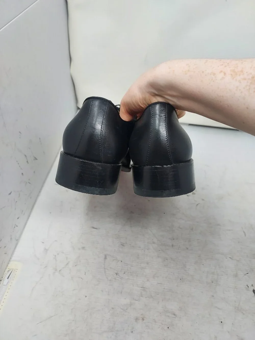 Christian Louboutin Black Chambeliss Leather Oxford Shoe